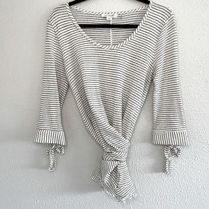 Stripped Tie Top